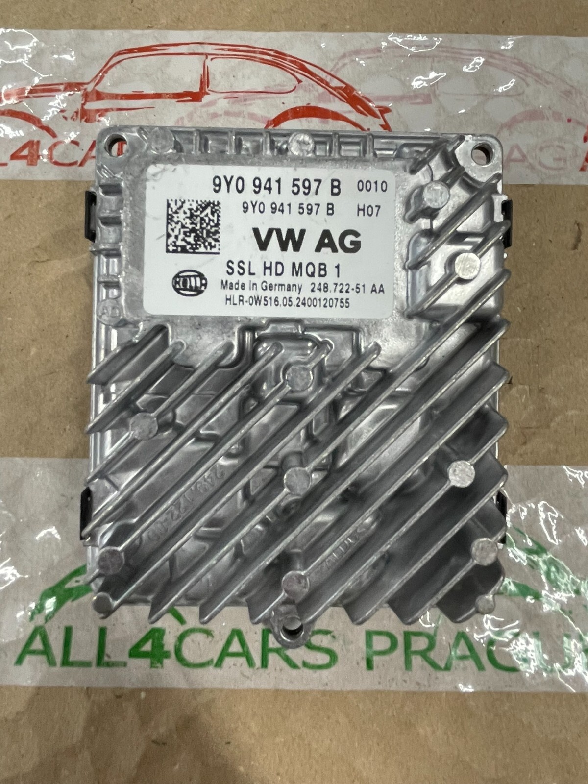 VW TIGUAN 2024 SCHEINWERFER STEUERGERÄT 9Y0941597B DEMONT VOM TEST WAGEN ORIG VW