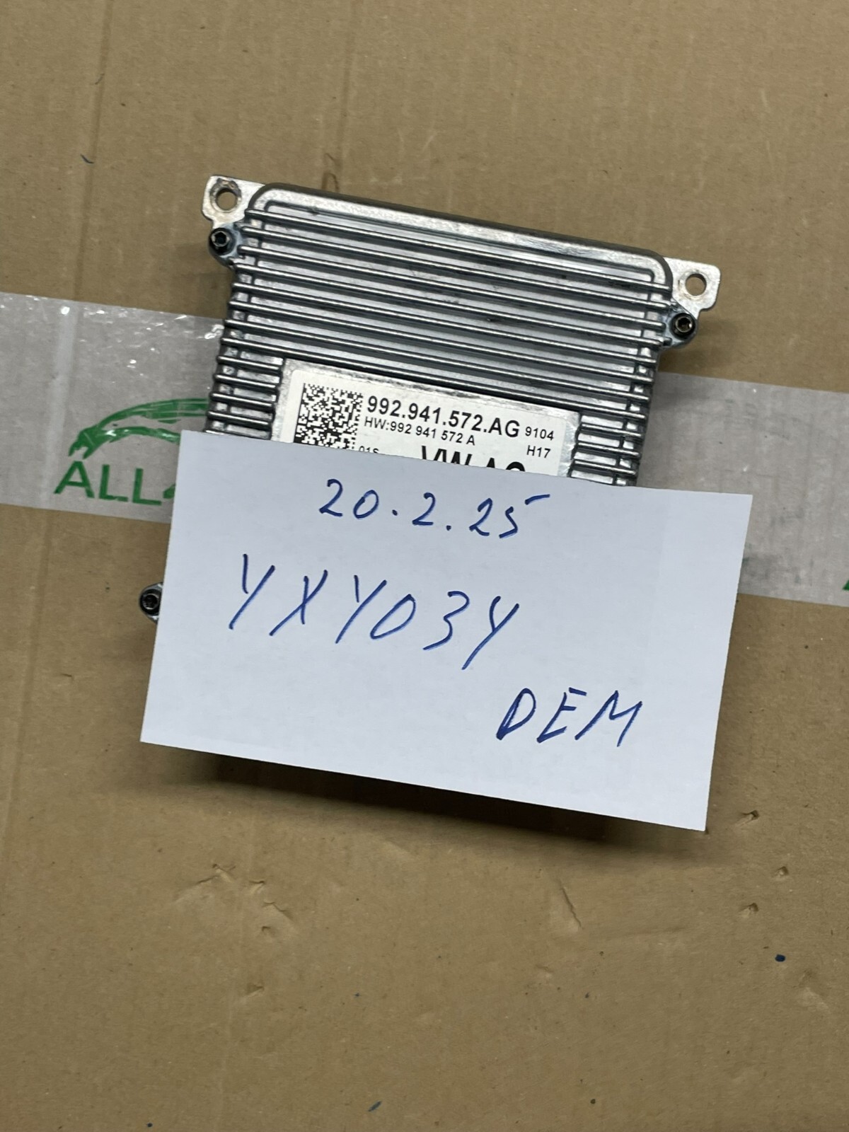 VW TIGUAN TRANSPORTER BUZZ LEISTUNGSMODUL FÜR SCHEINWERFER 992941572AG TEST CAR - Obrázek 14