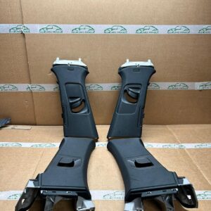 VW TOUAREG 3 VERKLEIDUNG B-SÄULE OBEN PAAR GURTVERSTELLER 760867287A 760867288A