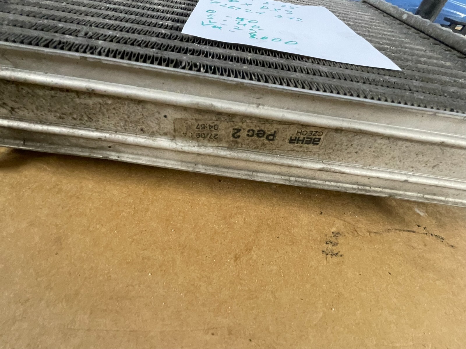 VW TOUAREG 7L ZUSATZKÜHLER FÜR KÜHLMITTEL 7L6121212 ORIGINAL TEIL - Obrázek 12