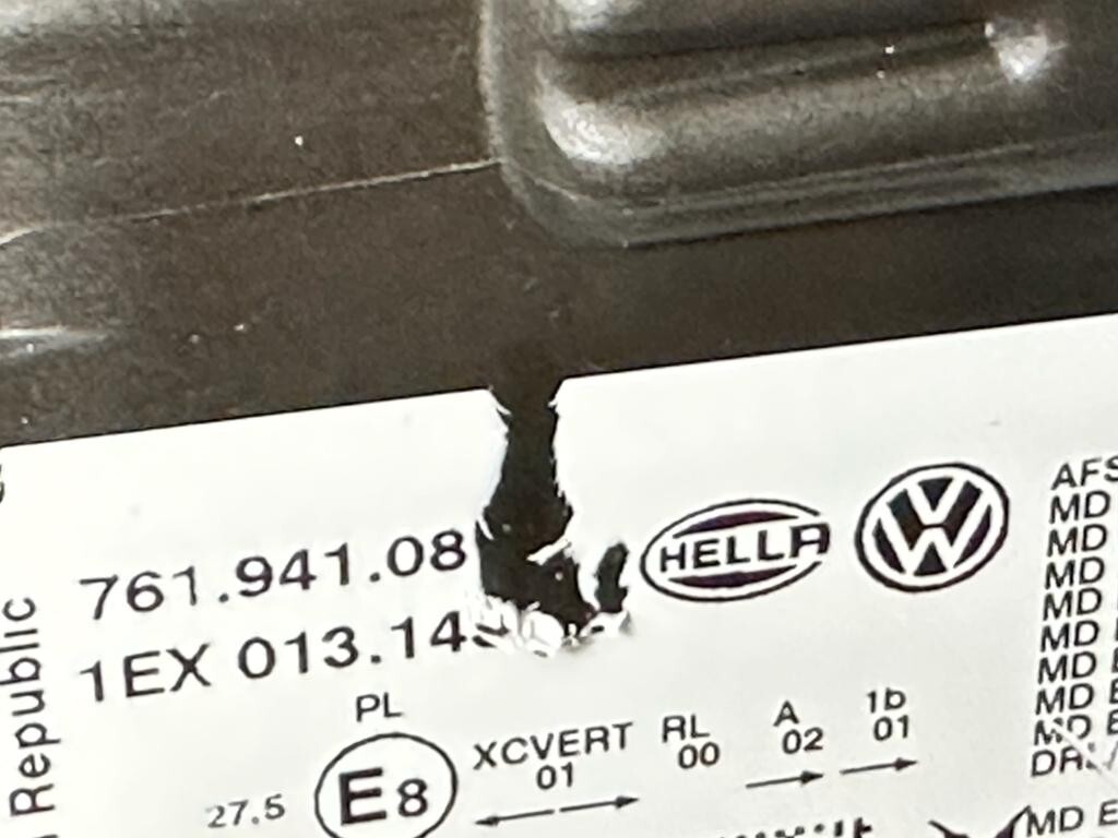 VW TOUAREG HEADLIGHTS BLACK MATRIX 761941081A-761941082A - 761941113A-761941114A - Obrázek 23