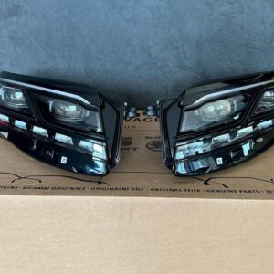 VW TOUAREG HEADLIGHTS BLACK MATRIX 761941081A-761941082A - 761941113A-761941114A