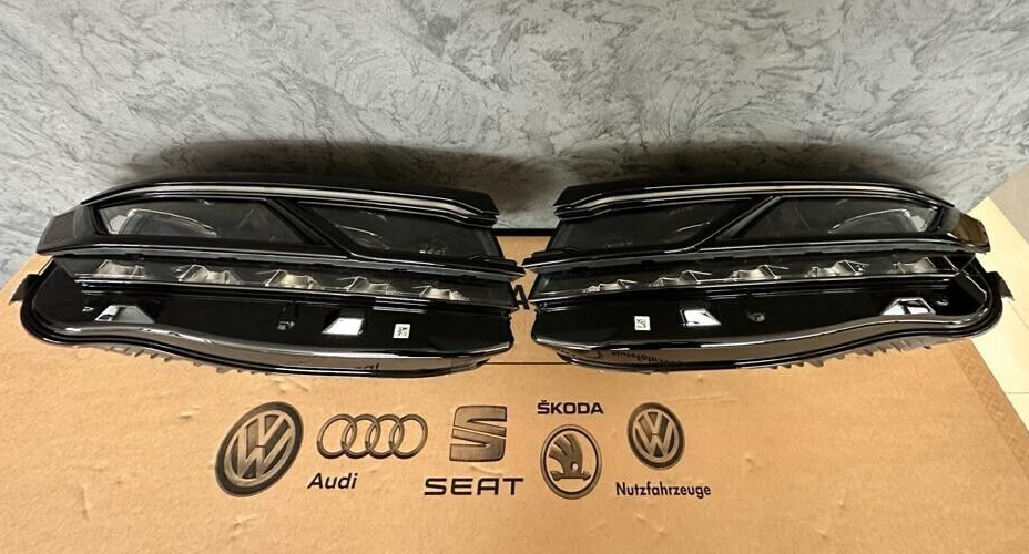 VW TOUAREG HEADLIGHTS BLACK MATRIX 761941081A-761941082A - 761941113A-761941114A - Obrázek 9