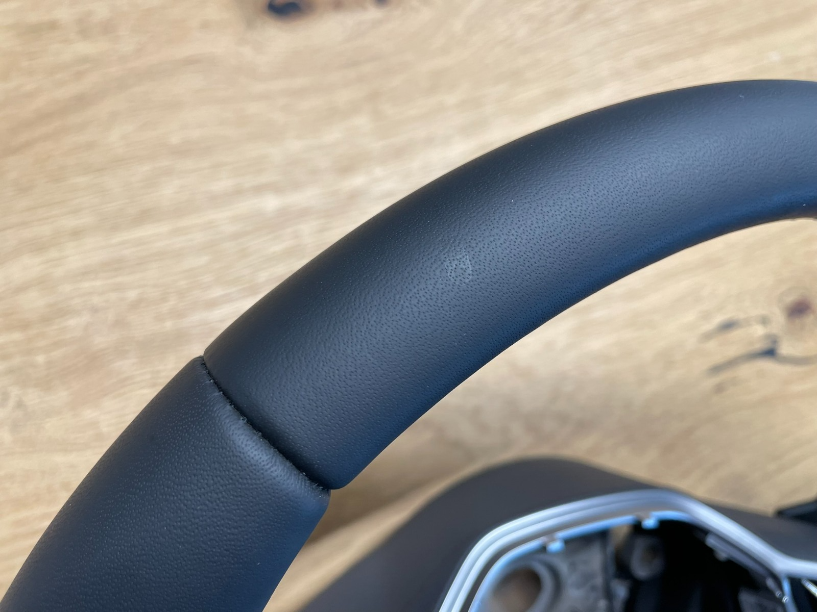 VW TOUAREG MULTIFUNKTIONS LEDER LENKRAD SPORT "R" 760419089Q FAST NEU TEST CAR - Obrázek 18