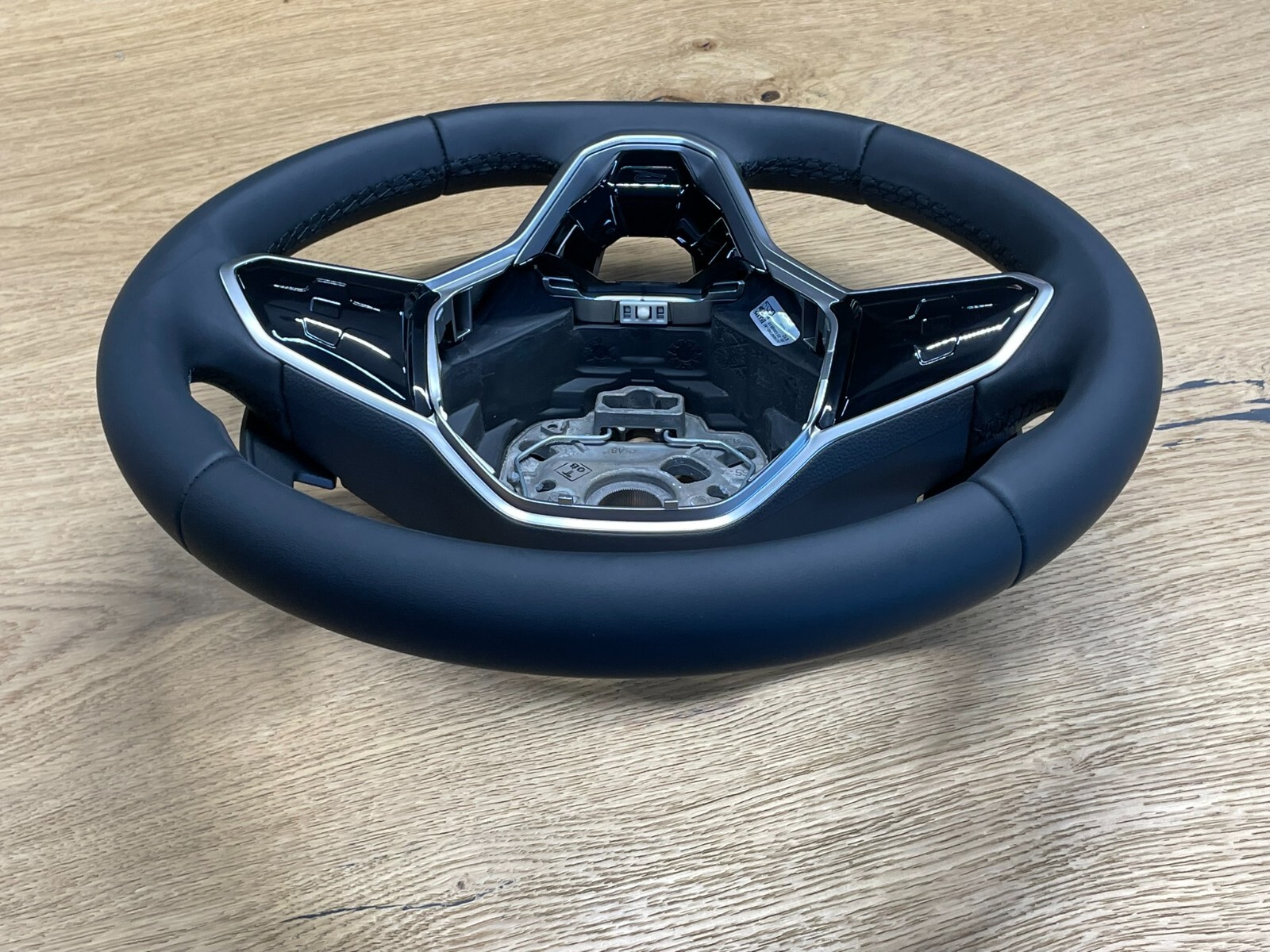 VW TOUAREG MULTIFUNKTIONS LEDER LENKRAD SPORT "R" 760419089Q FAST NEU TEST CAR - Obrázek 21