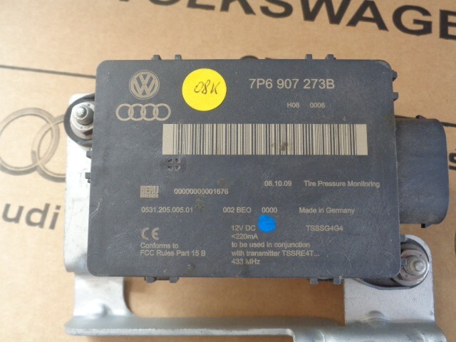 VW TOUAREG STUERGERÄT REIFENDRUCKKONTORLLE RDK 7P6907273B Fast Neu d v test Car