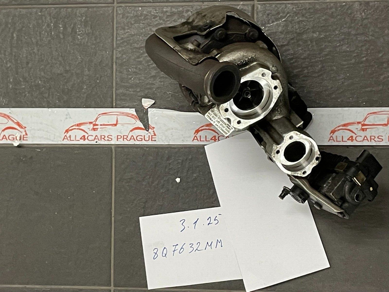 VW TOUATEG V10 5.0 TDI BLE 5.0 TDI ABGAS TURBOLADER RECHTS 07Z145874J TEST CAR.. - Obrázek 20