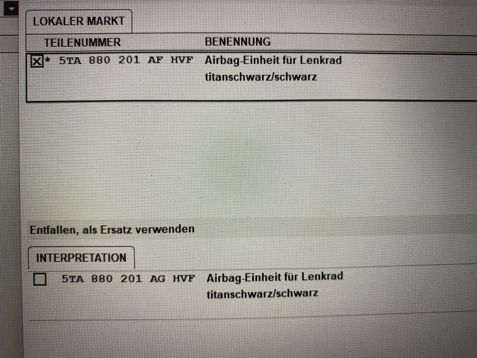 VW TOURAN, T-ROC LENKRAD A.I.R.B.A.G. 5TA880201AF ORIGINAL NEU !! 5TA 880 201 AF - Obrázek 16