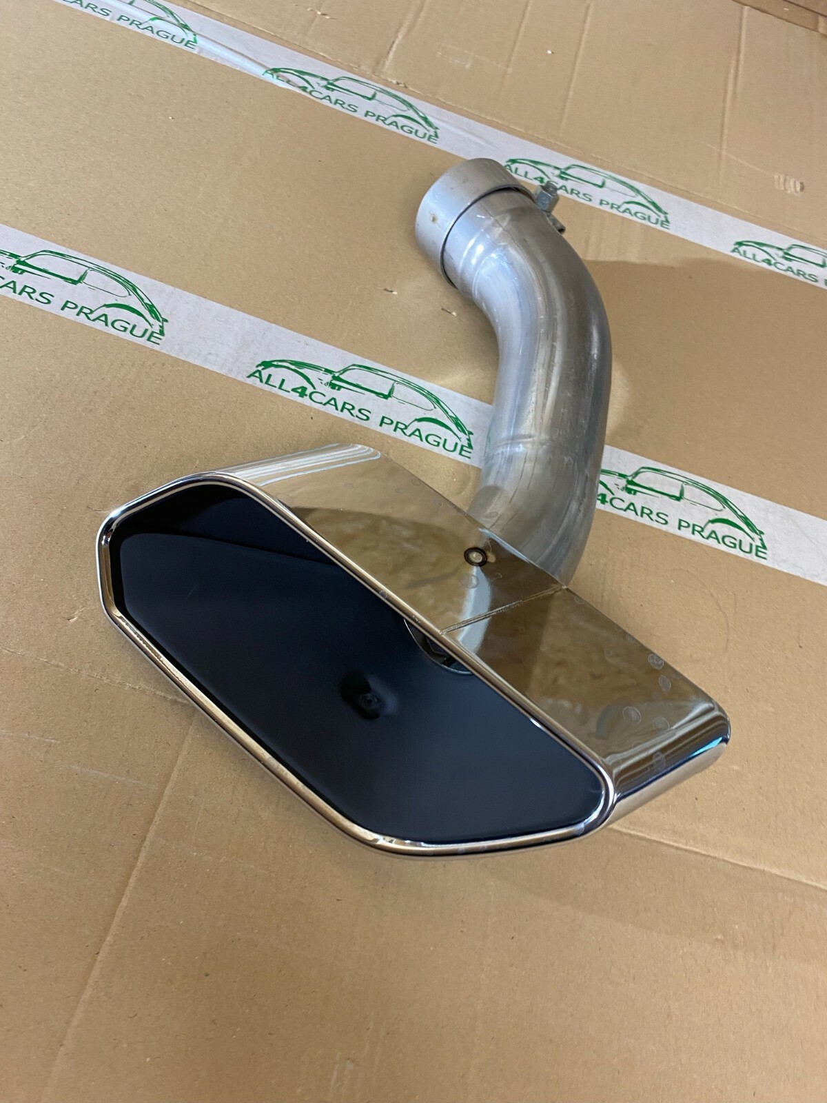 VW Touareg 2018- Chrom Endrohr Blenden Abgasanlage 760253681AD ORIG. NEU - Obrázek 4