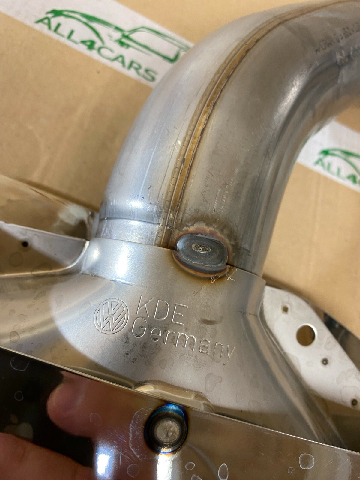 VW Touareg 2018- Chrom Endrohr Blenden Abgasanlage 760253681AD ORIG. NEU - Obrázek 7