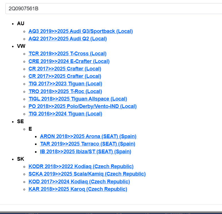 2Q0907561B ŠKODA KODIAQ KAROQ KAMIQ SCALA ACC RADAR SENZOR 2Q0907561B 2Q0907561L - Obrázek 5