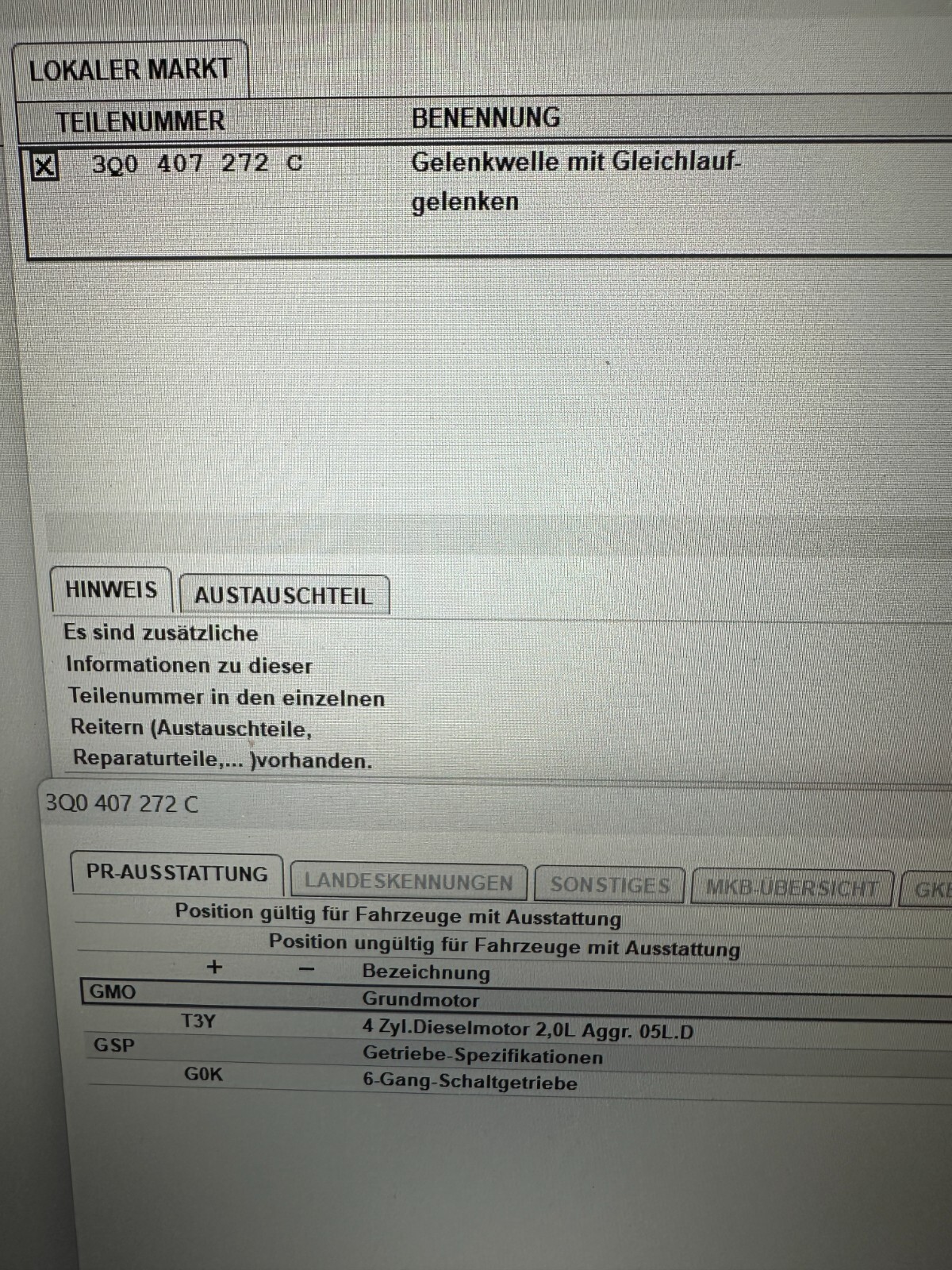 3Q0407272C AUDI VW SKODA VORN RECHTS ANTRIEBSWELLE 3Q0407272C ORIGINAL NEU !!!! - Obrázek 7