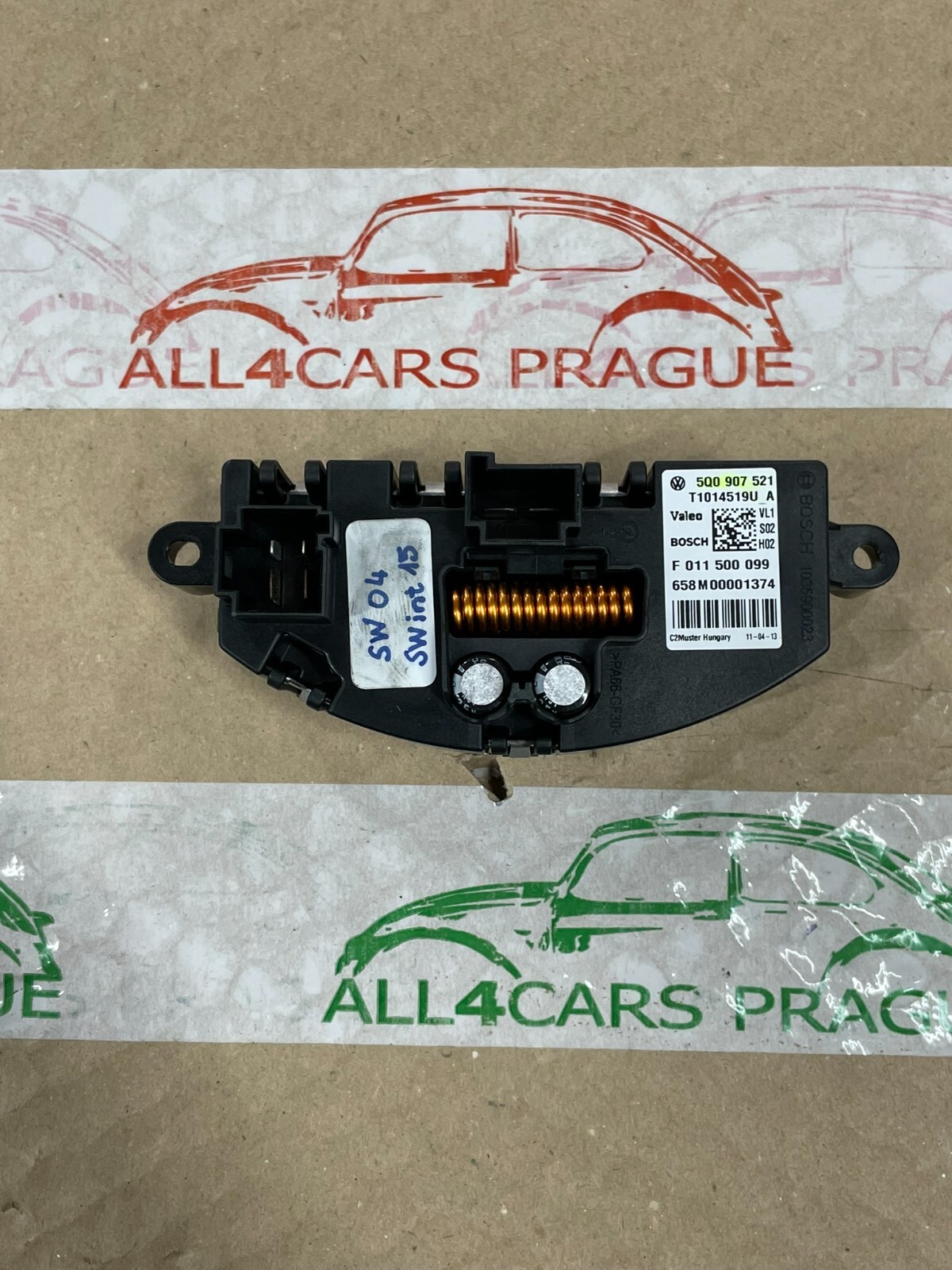 5Q0907521A AUDI VW ŠKODA SEAT HEIZGEBLÄSE GEBLÄSEREGLER 5Q0907521A FAST NEU TEIL - Obrázek 8