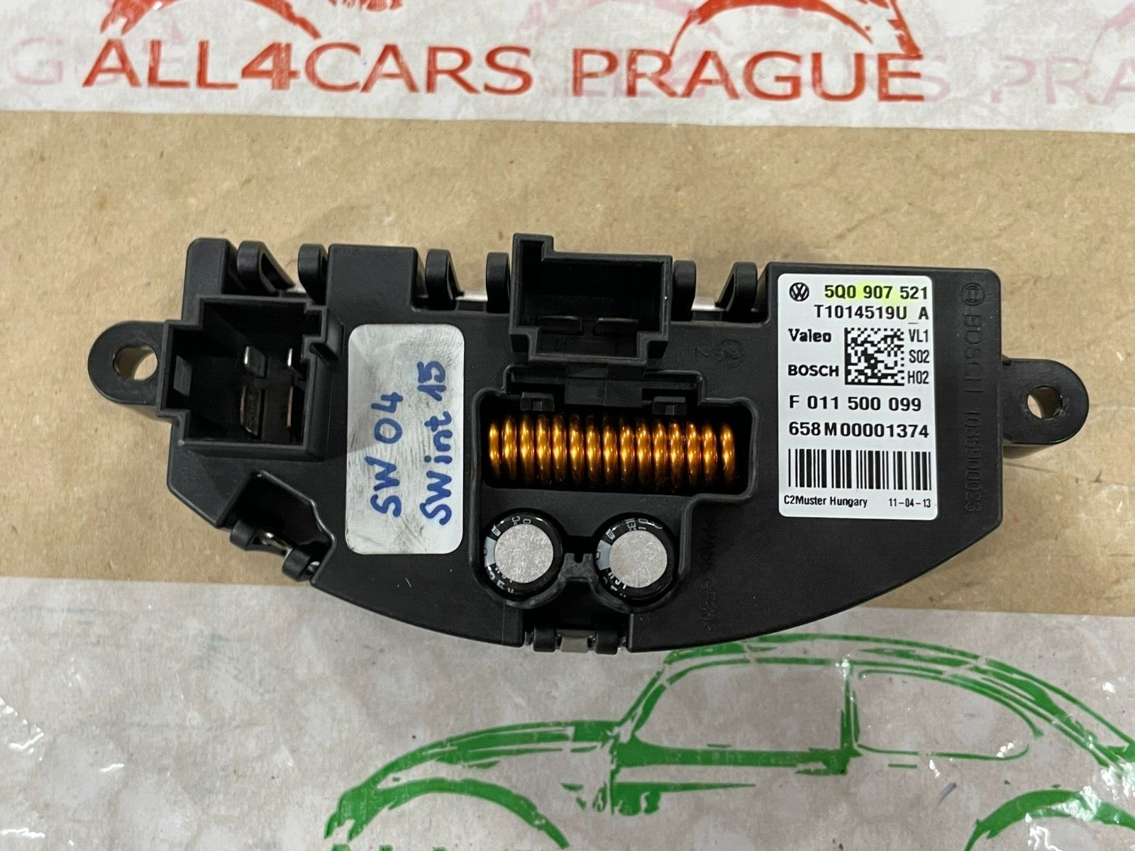 5Q0907521A AUDI VW ŠKODA SEAT HEIZGEBLÄSE GEBLÄSEREGLER 5Q0907521A FAST NEU TEIL