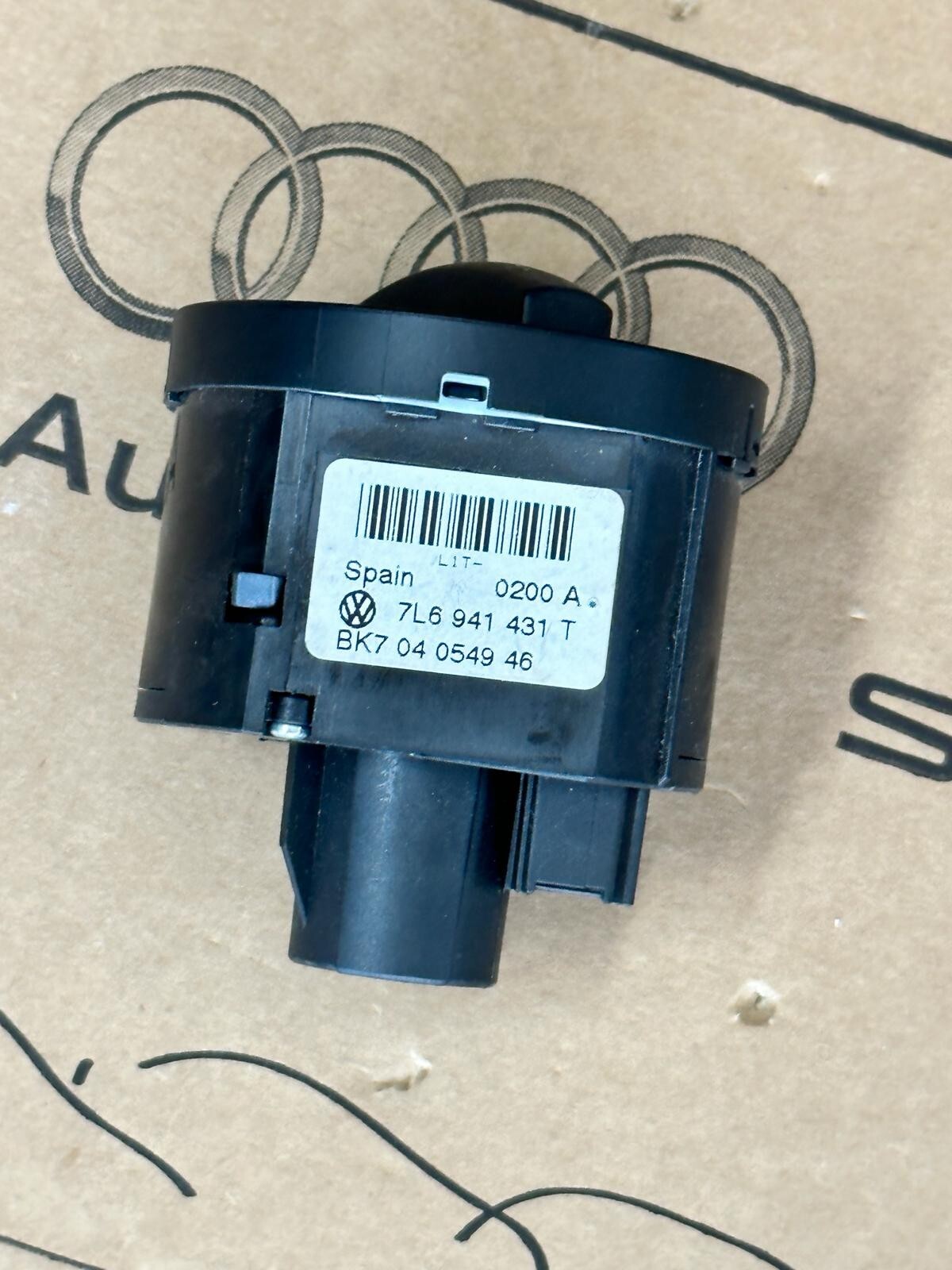 7L6941431T VW TOUAREG 7L SCHEINWERFERSCHALTER - STEUERGERÄT 7L6941431T NEU ORIG. - Obrázek 3