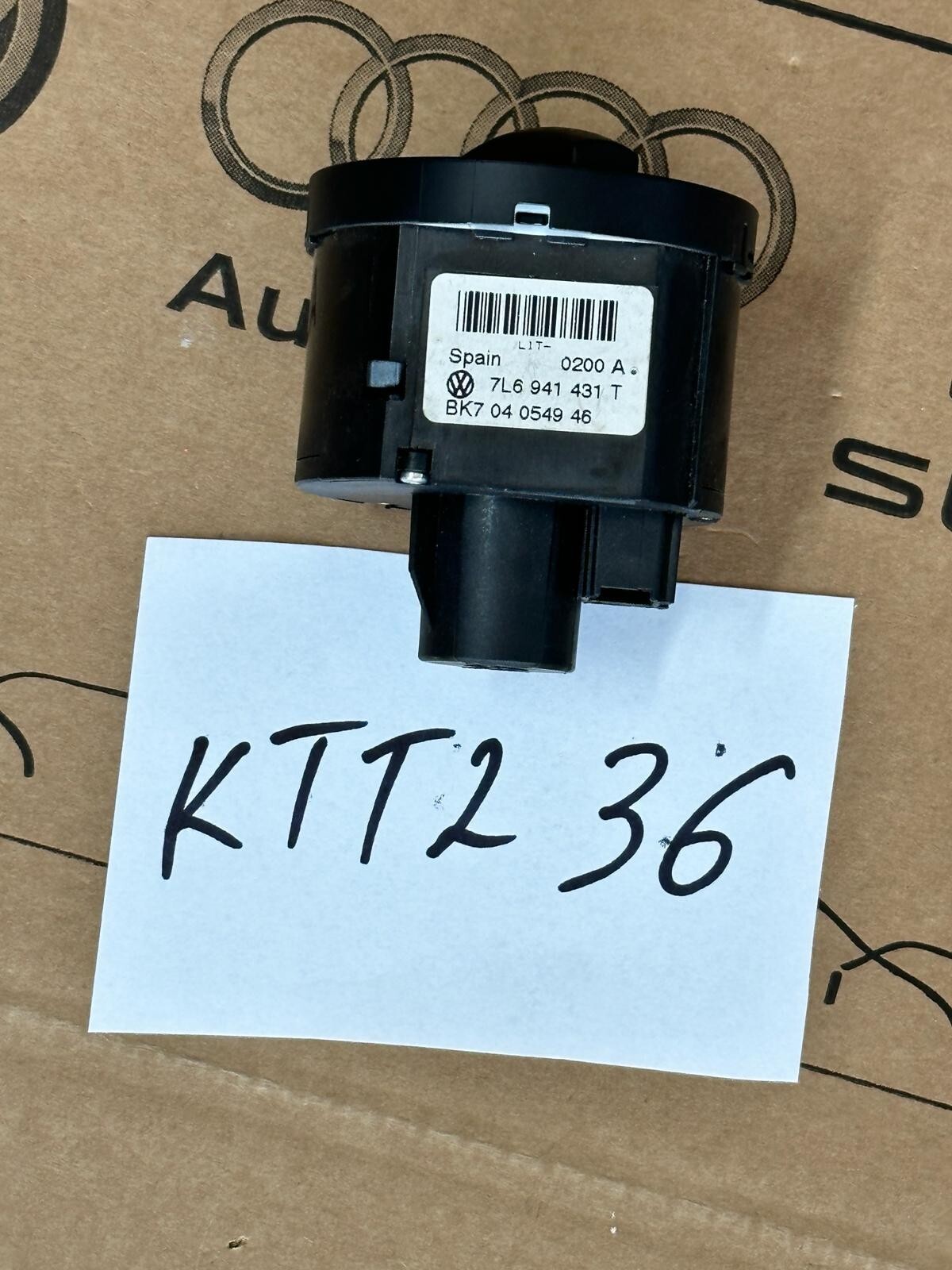 7L6941431T VW TOUAREG 7L SCHEINWERFERSCHALTER - STEUERGERÄT 7L6941431T NEU ORIG. - Obrázek 7