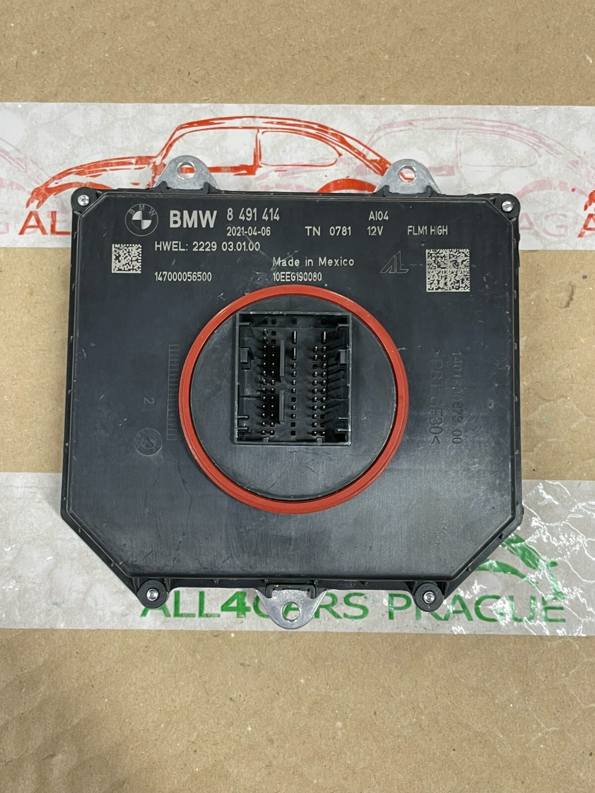 8 491 414 BMW G30 G31 X3 G01 BMW SCHEINWERFER STEUERGERÄT 8491414 FAST NEU TEST
