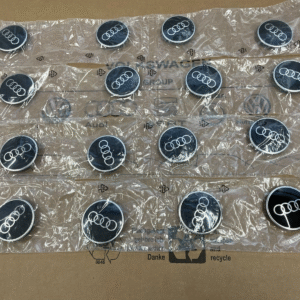 81A601170 AUDI RADDECKEL SCHWARZ RADNABENABDECKUNG 1*SET-PACK  81A601170A ORIG!