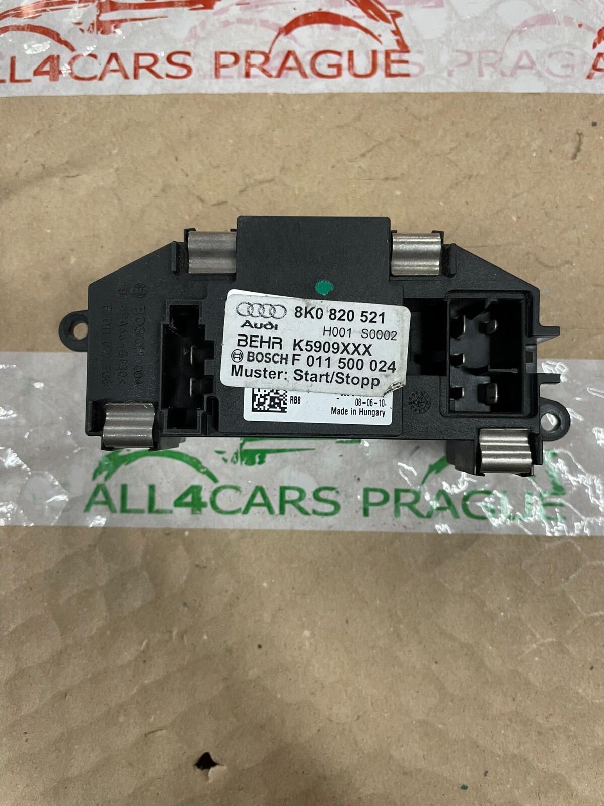 8K0820521 AUDI A4, A5, Q5 HEIZGEBLÄSE GEBLÄSEREGLER 8K0820521 FAST NEU Test Car - Obrázek 3