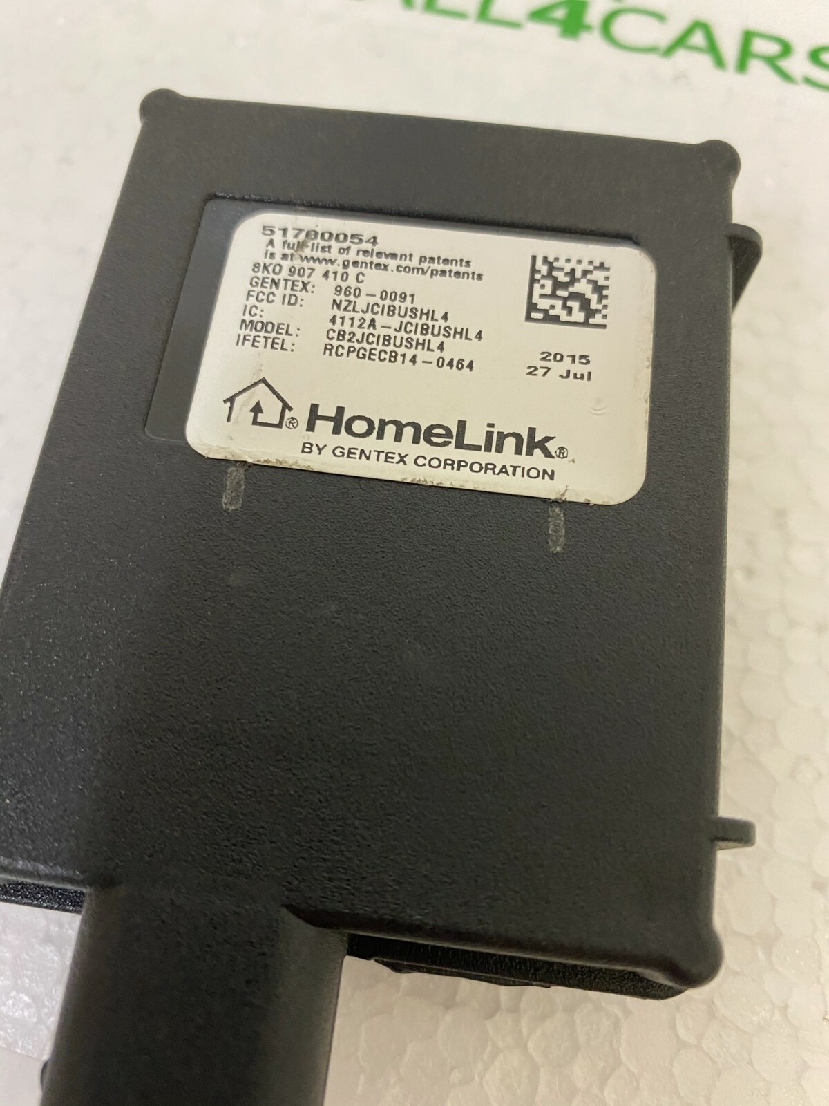 8K0907410C Audi Vw Homelink Steuergerät Garagentoröffnung 8K0907410C Orig.Neu - Obrázek 3