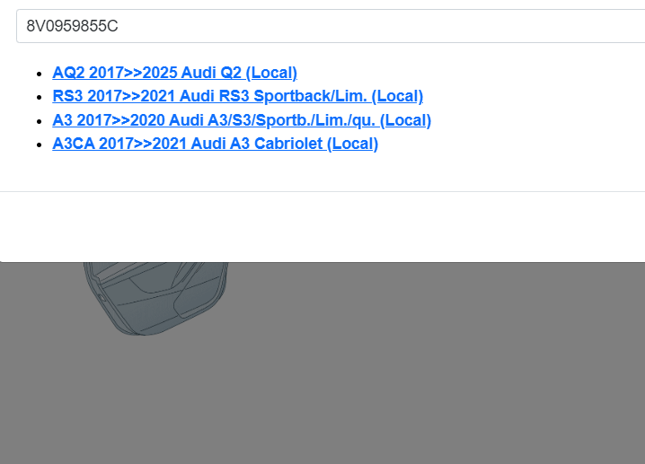 8V0959855C AUDI A3 Q2 RS3 SCHALTER FENSTERHEBER BEIFAHRERSEITE 8V0959855C OE NEU - Obrázek 6