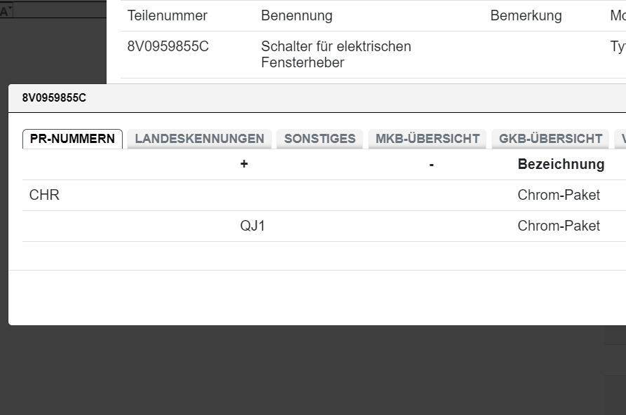 8V0959855C AUDI A3 Q2 RS3 SCHALTER FENSTERHEBER BEIFAHRERSEITE 8V0959855C OE NEU - Obrázek 7