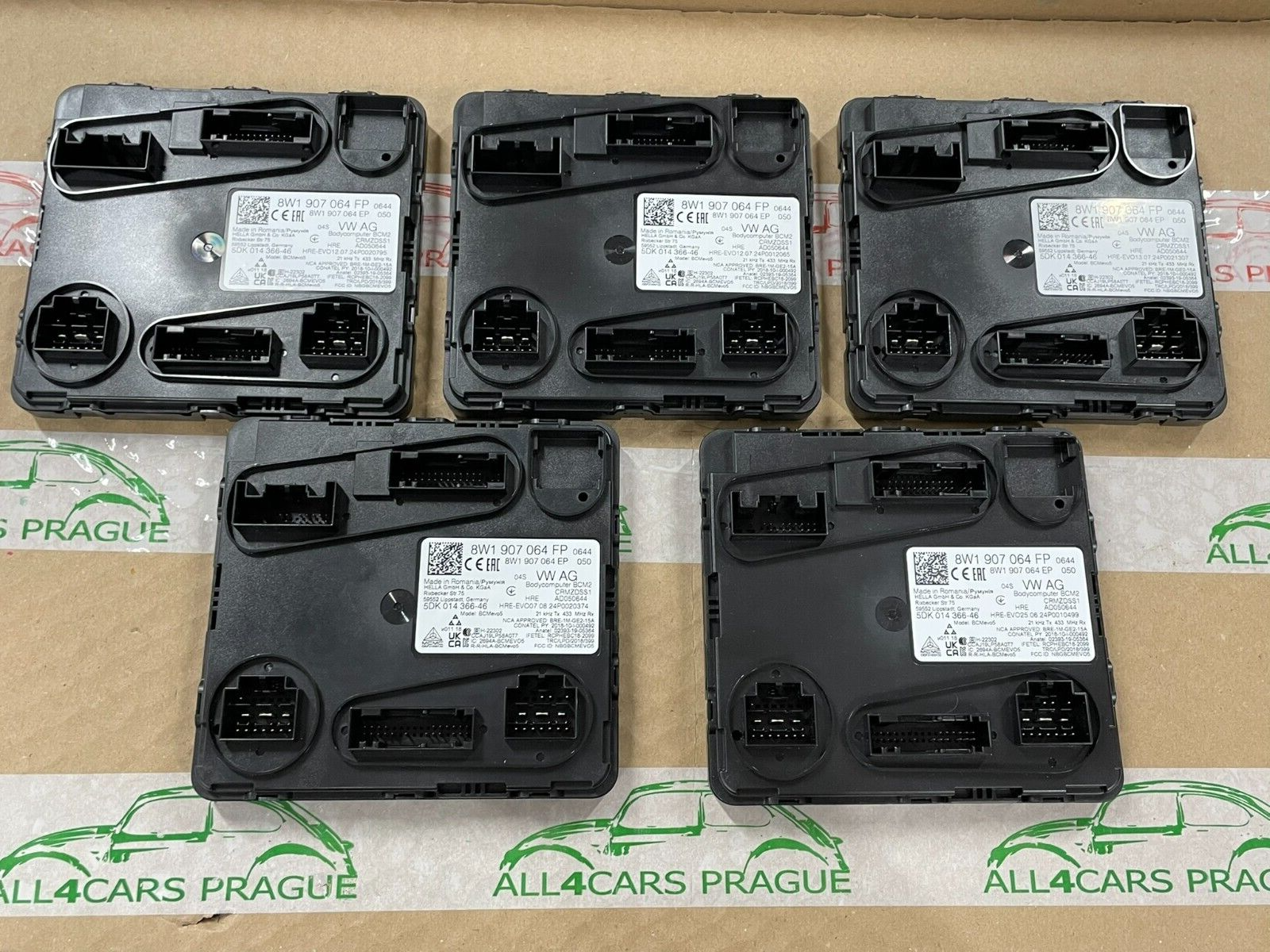 8W1907064FP AUDI ZENTRALSTEUERGERÄT FÜR KOMFORTSYSTEM BCM 8W1907064FP ORIG.NEU !