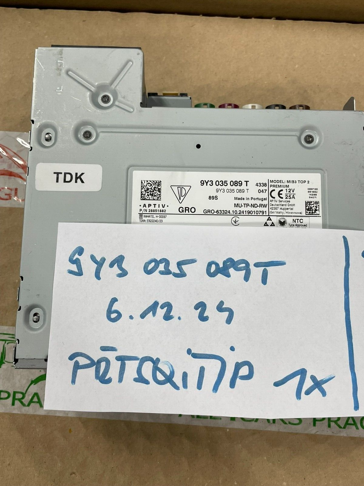 9Y3035089T PORSCHE MMI ZENTRALRECHNER - CENTRAL COMPUTER 9Y3035089T ORIG.NEU ! - Obrázek 11