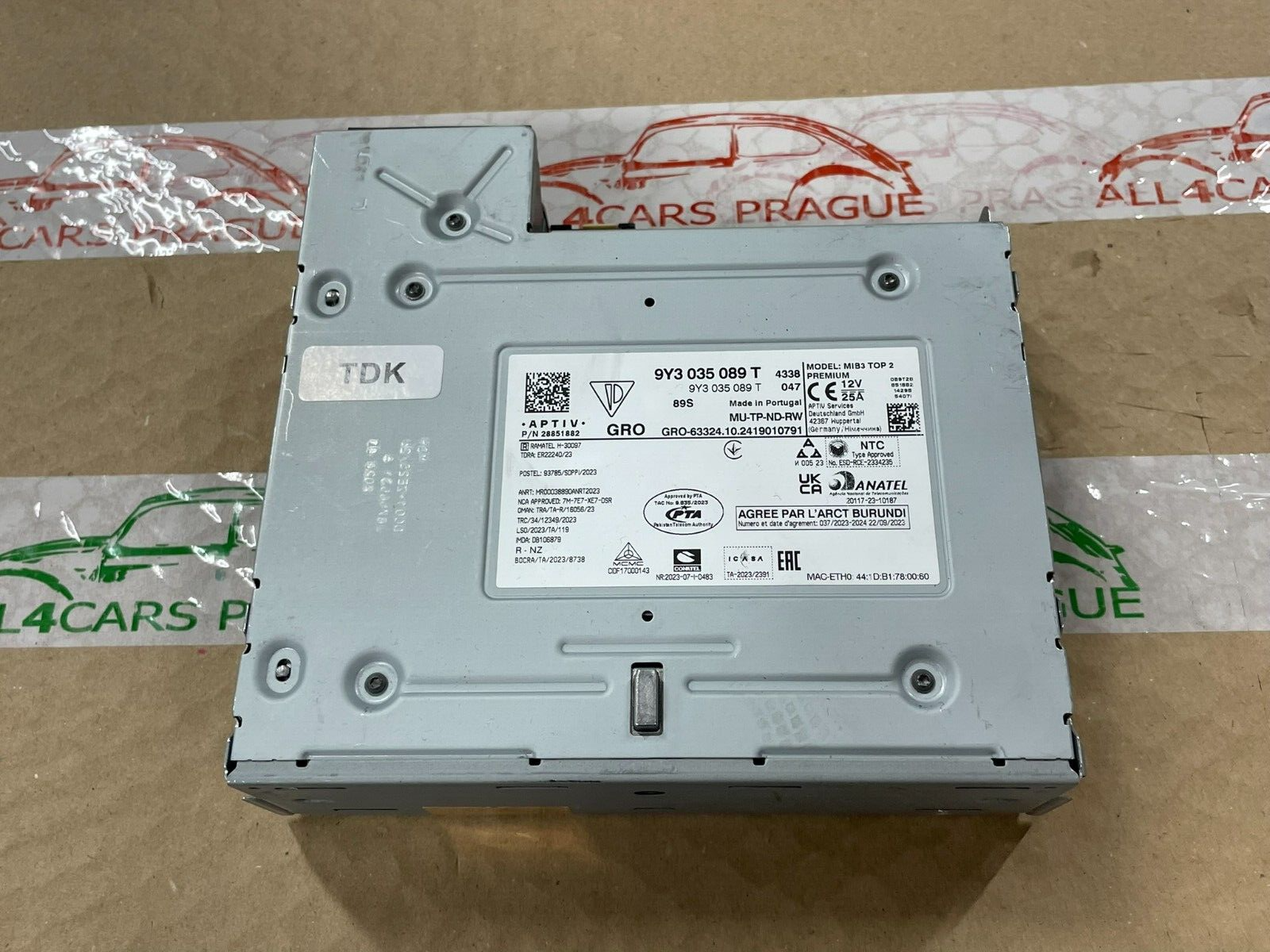 9Y3035089T PORSCHE MMI ZENTRALRECHNER - CENTRAL COMPUTER 9Y3035089T ORIG.NEU !