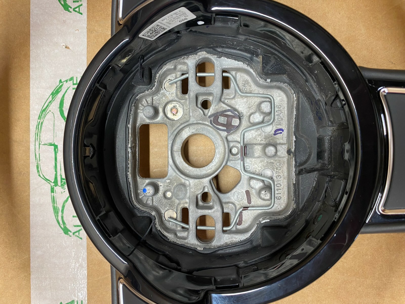 AUDI A1 SPORTLENKRAD LEDER SCHWARZ 8X0419091K ORIGINAL NEU!!!! - Obrázek 9