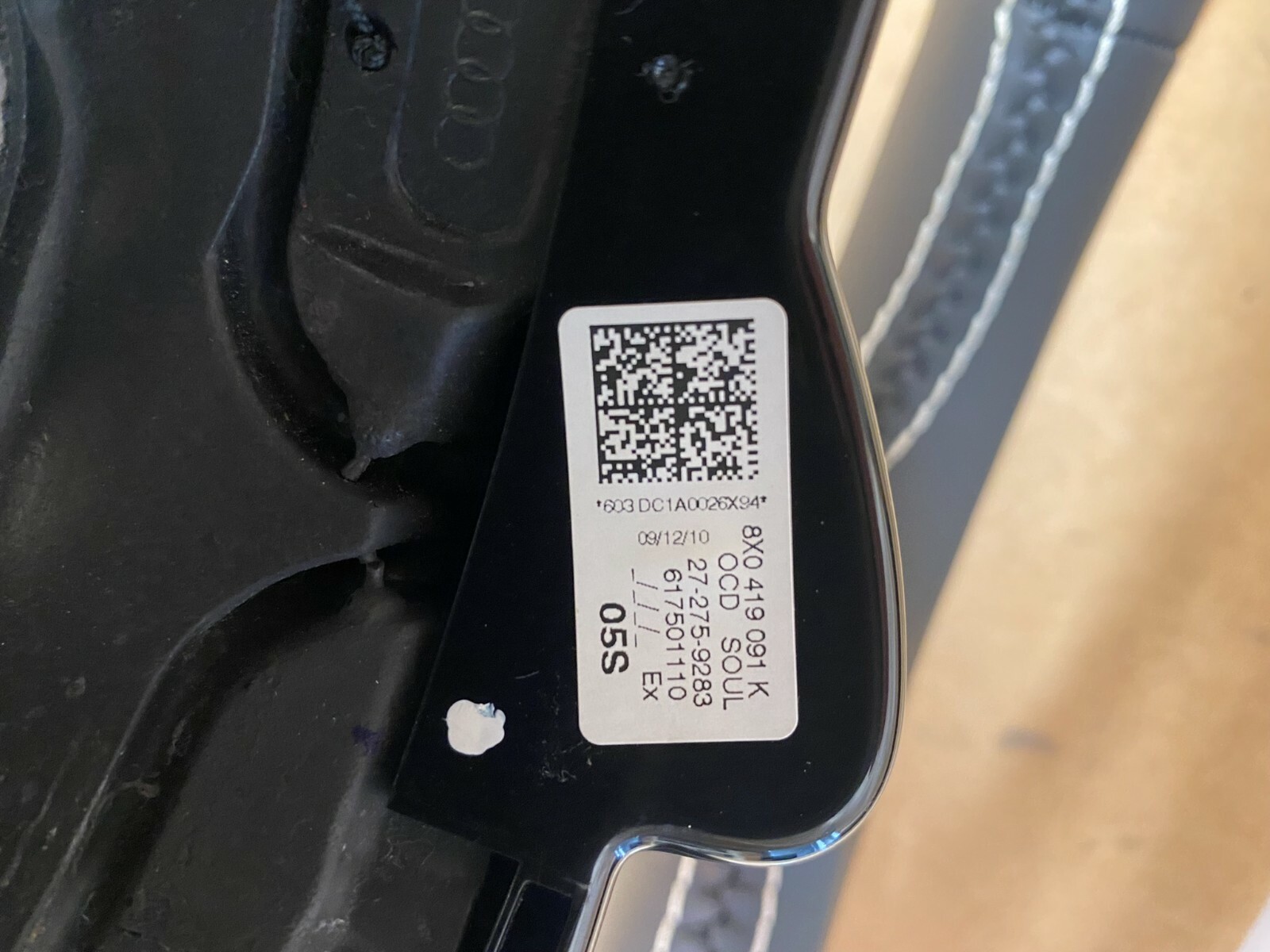 AUDI A1 SPORTLENKRAD LEDER SCHWARZ 8X0419091K ORIGINAL NEU!!!! - Obrázek 10