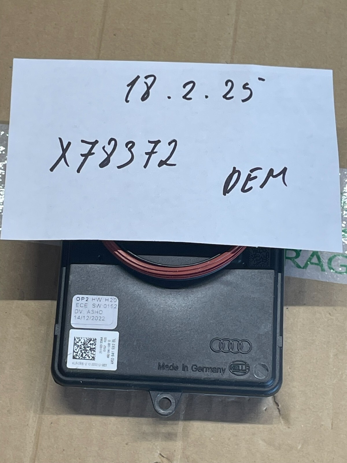 AUDI A3 Q4-ETRON SCHEINWERFER STEUERGERÄT 4K0941592BL DEMONT V NEU SCHEINWERFER - Obrázek 16