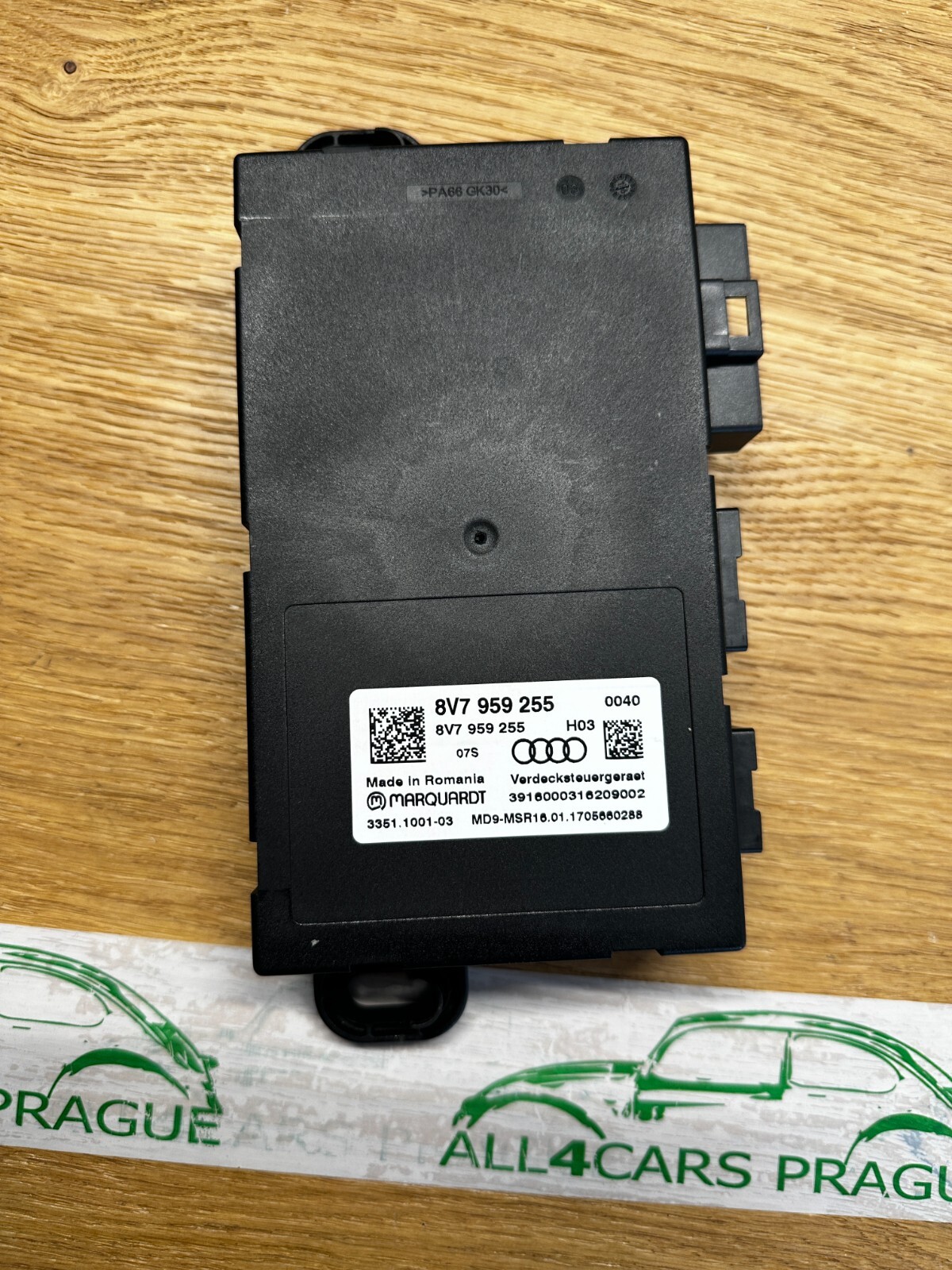 AUDI A3 STEUERGERÄT VERDECKBETÄTIGUNG 8V7959255 Fast Neu Teil demont v.Test Car. - Obrázek 7