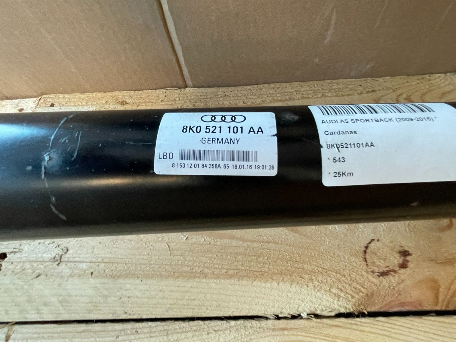 AUDI A4 A5 KARDANWELLE 8K0521101AA 7-GANG AUTOMATIK FAST NEU NUR 25 ! KM STAND - Obrázek 15