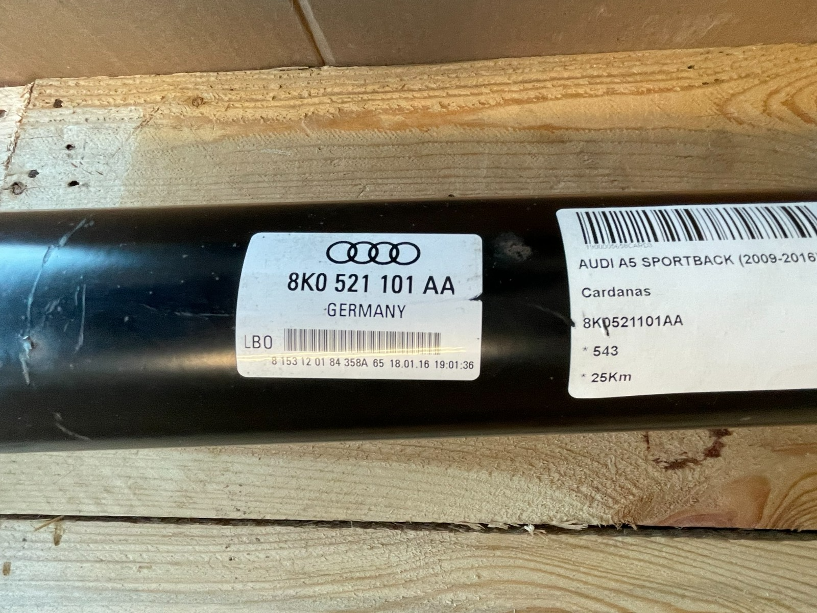 AUDI A4 A5 KARDANWELLE 8K0521101AA 7-GANG AUTOMATIK FAST NEU NUR 25 ! KM STAND - Obrázek 6
