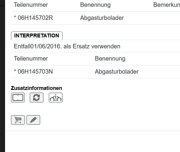 AUDI A4 A5 Q5 TURBO 2.0 TFSI 06H145702R = 06H145703N = 06H145703R = 06H145703S - Obrázek 6