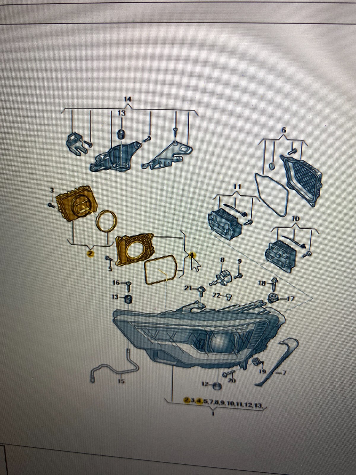 AUDI A6 A7 4K SCHEINWERFER STEUERGERÄT 4K0941572D HEADLIGHT UNIT 4K0 941 572 D - Obrázek 11