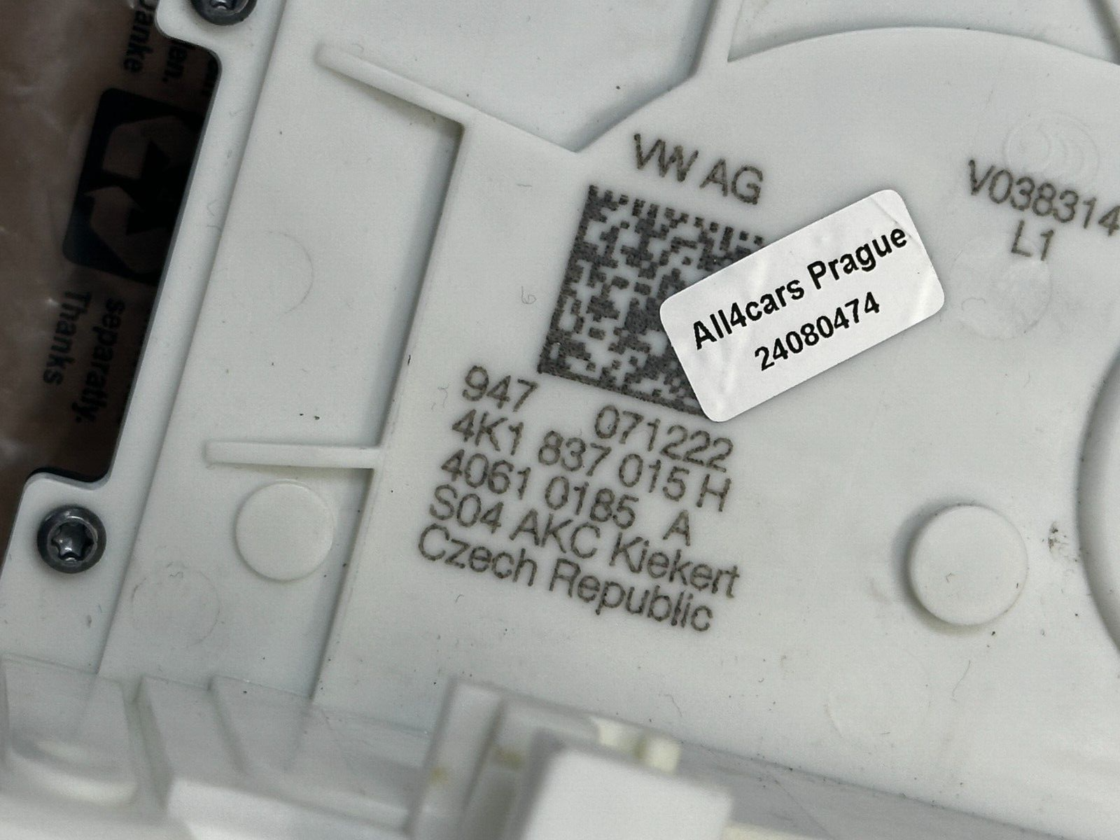 AUDI A6 A7 Q8 E-TRON TÜRSCHLOSS HINTEN LINKS 4K1837015H ORIG.NEU!! - Obrázek 3