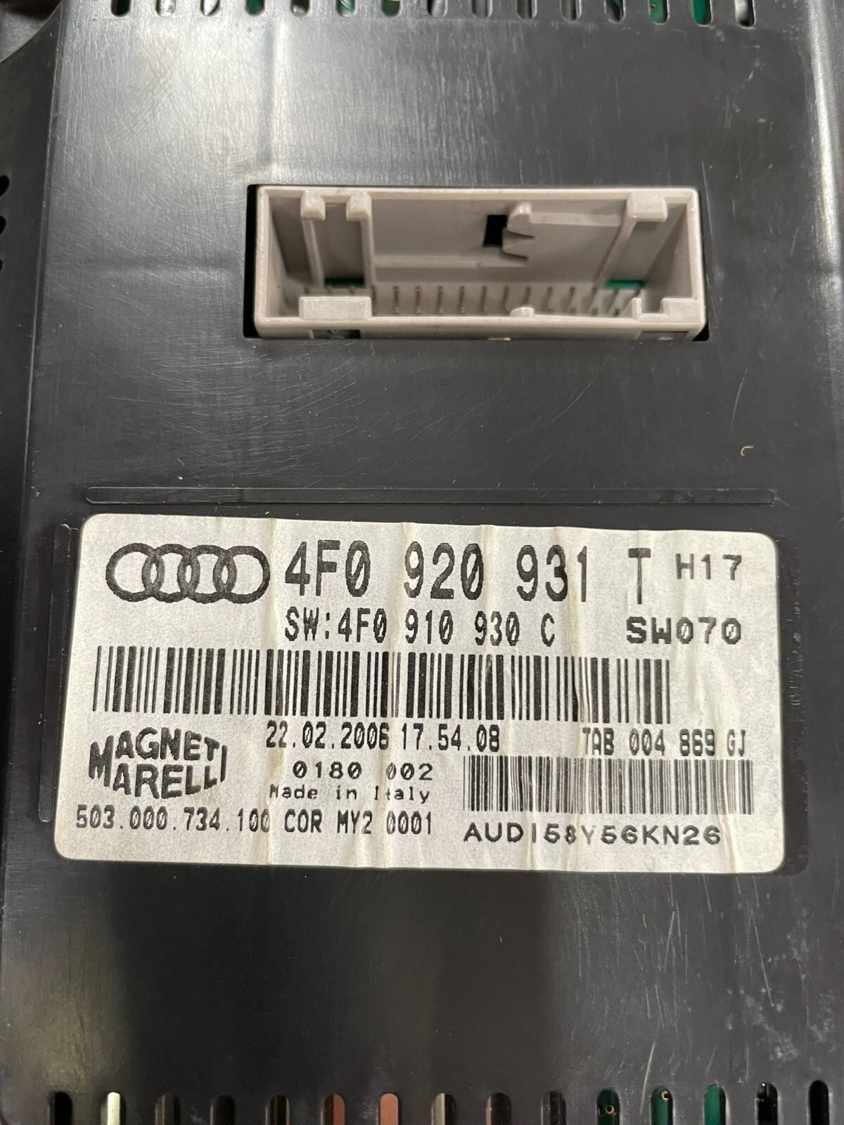 AUDI A6 / ALLROAD KOMBIINSTRUMENT TACHOMETER 4F0920931T FAST NEU DEMONT TEST CAR - Obrázek 9