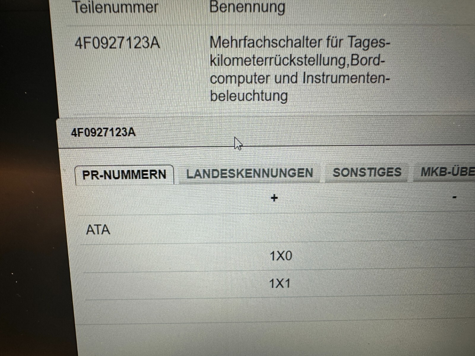 AUDI A6 MEHRFACHSCHALTER 4F0927123A FAST NEU TEIL DEMONT VOM TEST WAGEN ORIG. !! - Obrázek 5