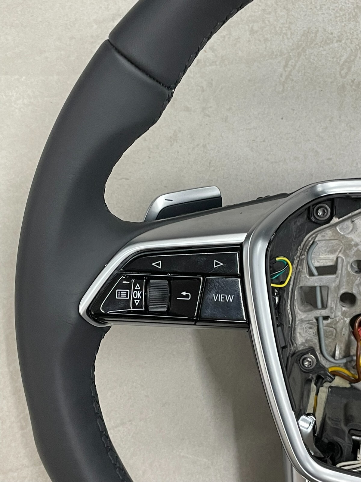 AUDI A6 S6 A7 S7 C8 4K AUDI S SPORT LEDER LENKRAD BEHEIZBAR 4KE419091M ORIG.NEU - Obrázek 3