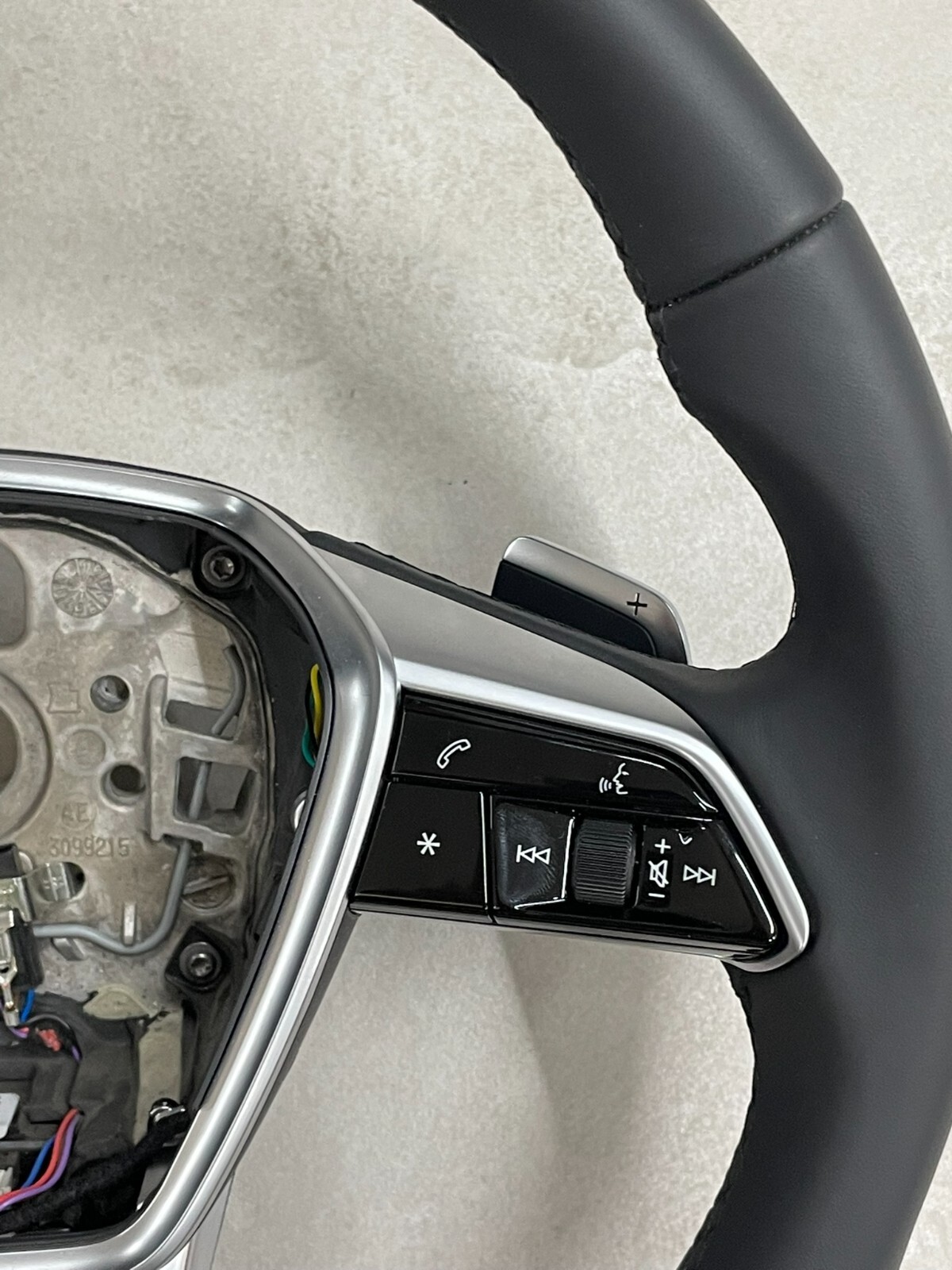 AUDI A6 S6 A7 S7 C8 4K AUDI S SPORT LEDER LENKRAD BEHEIZBAR 4KE419091M ORIG.NEU - Obrázek 4