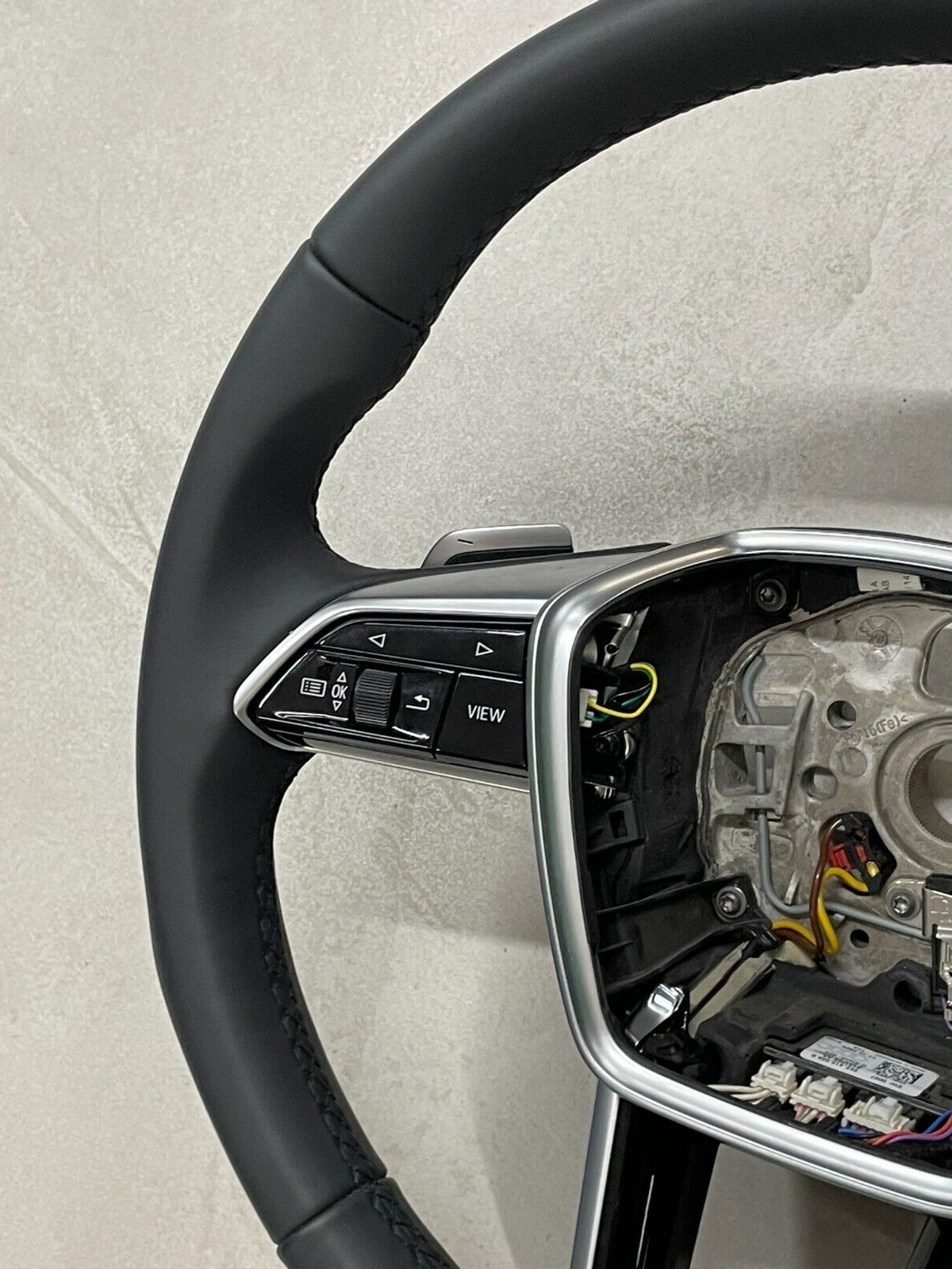 AUDI A6 S6 A7 S7 C8 4K AUDI S SPORT LEDER LENKRAD BEHEIZBAR 4KE419091M ORIG.NEU - Obrázek 7