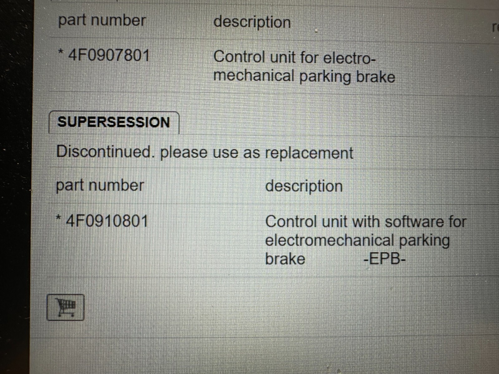 AUDI A6 STEUERGERÄT ELEKTRO. FESTSTELLBREMSE 4F0907801 FAST NEU DEM VOM TEST CAR - Obrázek 4