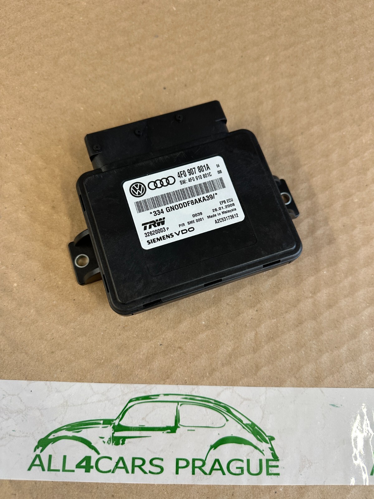 AUDI A6 STEUERGERÄT ELEKTROMECHANISCHE FESTELLBREMSE 4F0907801A B,C,D fast Neu.. - Obrázek 8