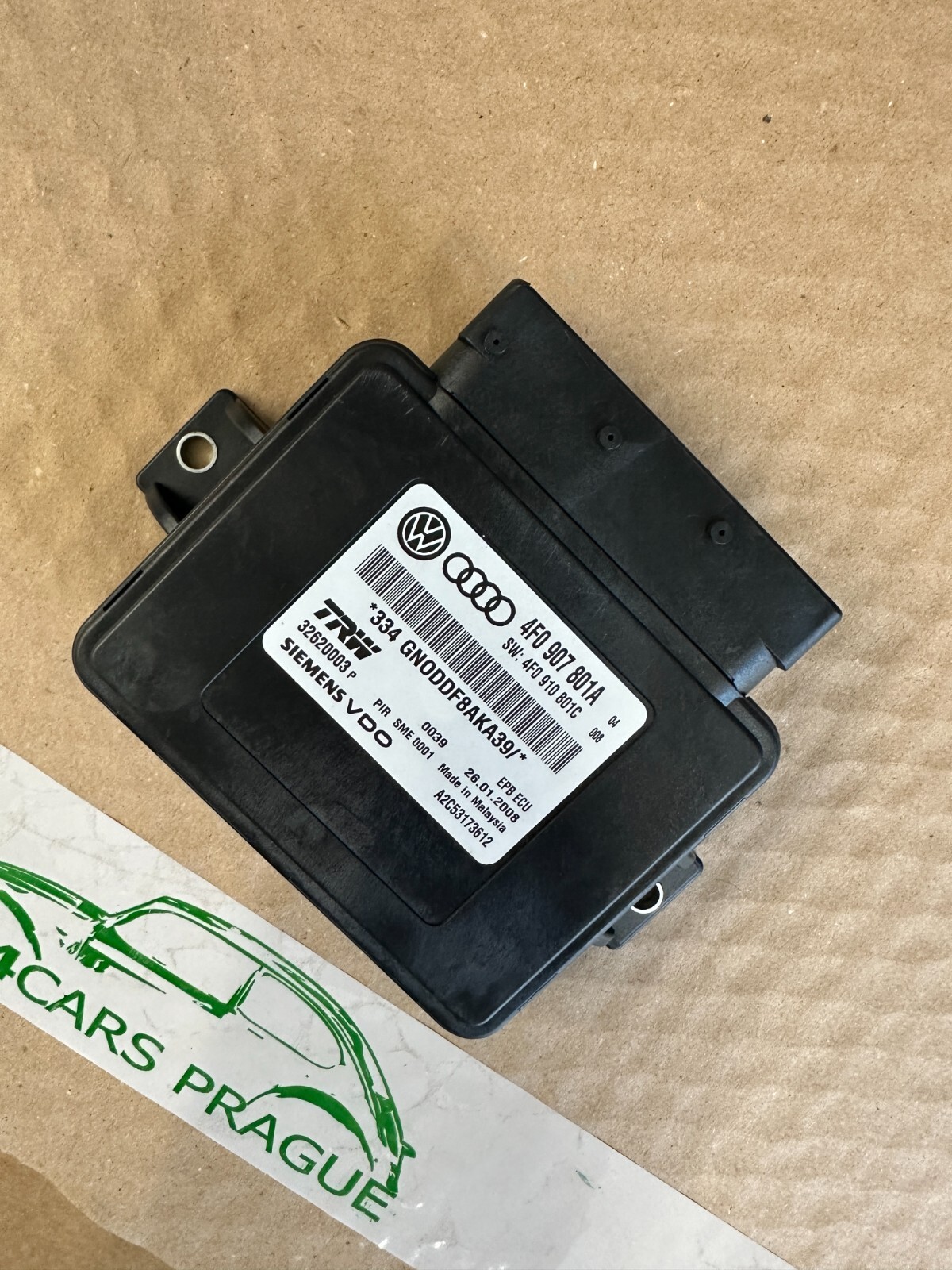 AUDI A6 STEUERGERÄT ELEKTROMECHANISCHE FESTELLBREMSE 4F0907801A B,C,D fast Neu..