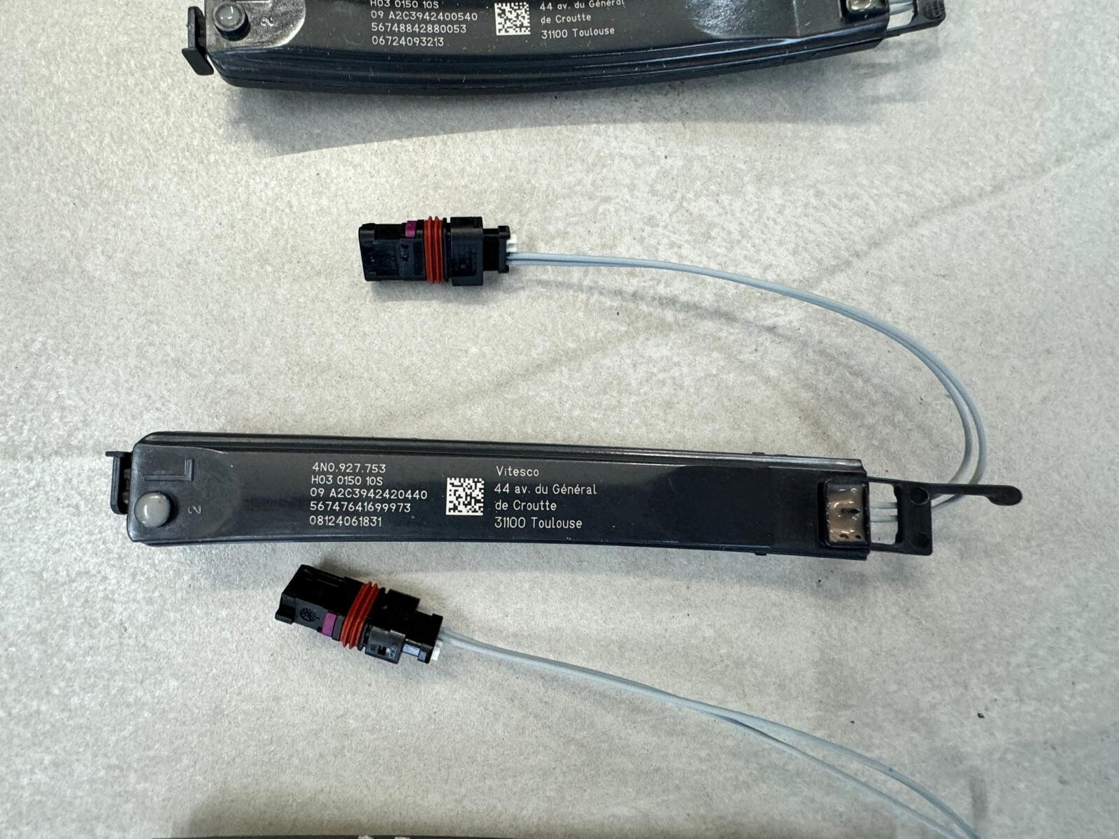 AUDI A6,A7,A8/RS6,RS7,Q8...KESSY ANTENE TÜRGRIFFSENSOR SATZ 4N0927753 4N0927754 - Obrázek 14