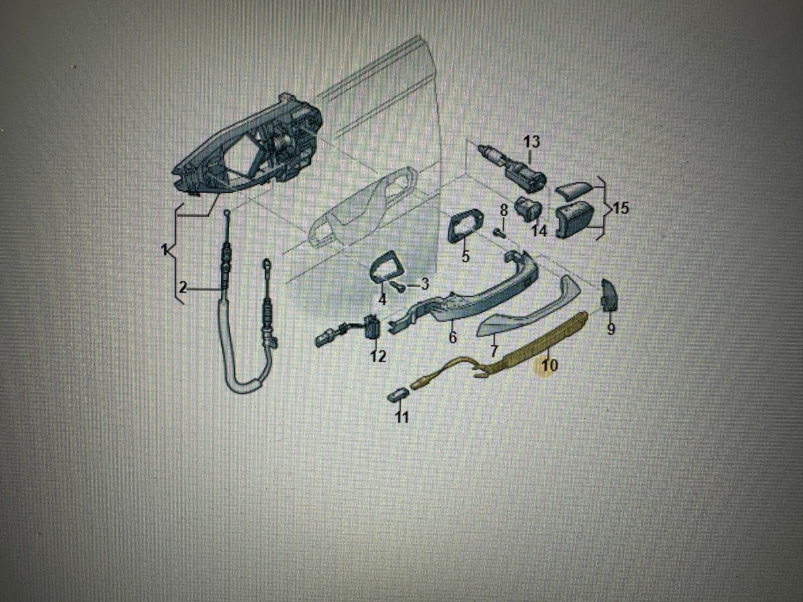 AUDI A6,A7,A8/RS6,RS7,Q8...KESSY ANTENE TÜRGRIFFSENSOR SATZ 4N0927753 4N0927754 - Obrázek 4