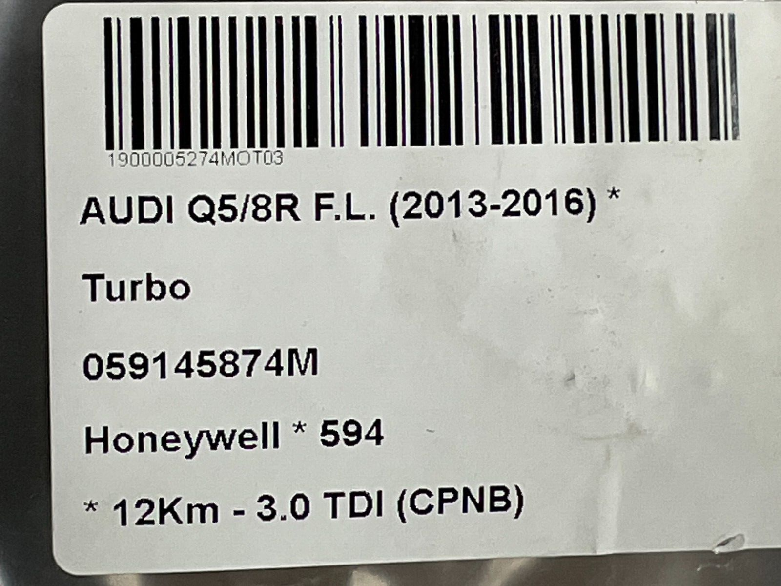 AUDI A6,Q7...VW TOUAREG 3.0 TDI V6 TURBOLADER 059145874M ORIG.FAST NEU TEST CAR - Obrázek 5