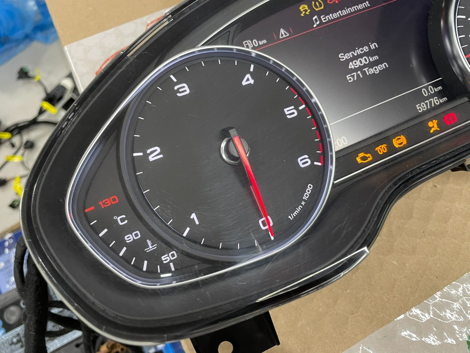 AUDI A8 4H TDI DIESEL TACHO KOMBIINSTRUMENT 4H0920900A = 4H0920900F FAST NEU ... - Obrázek 13